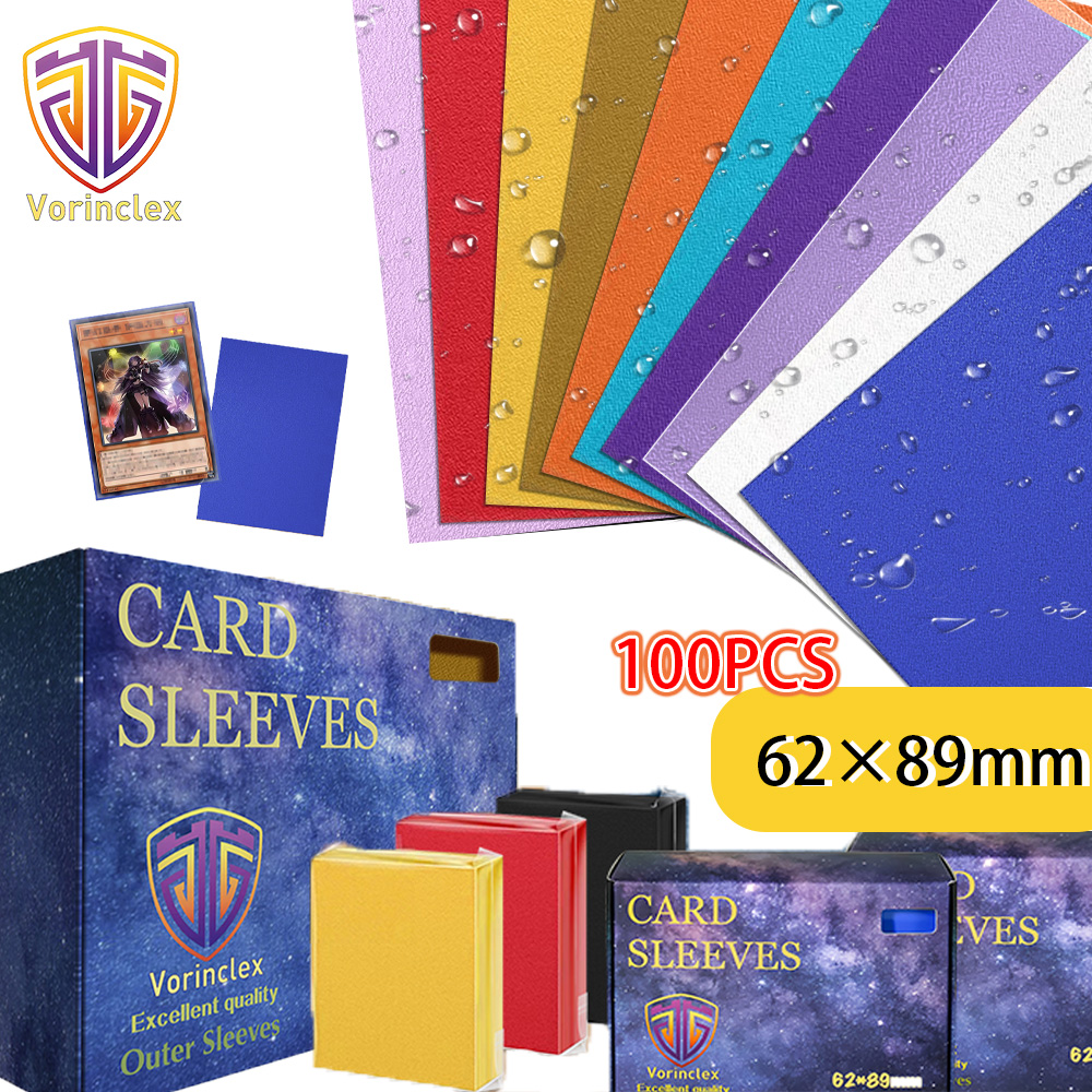 Card Top Loader - 100PCS 62x89mm Frosted Soft Card Sleeves