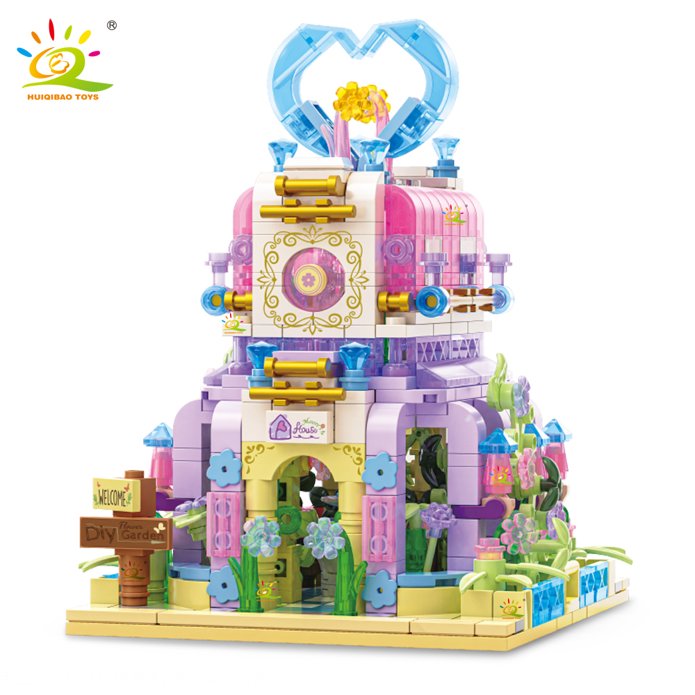 HUIQIBAO 675pcs Girl's Love Fl - đánh giá và giá Lego Set Technic