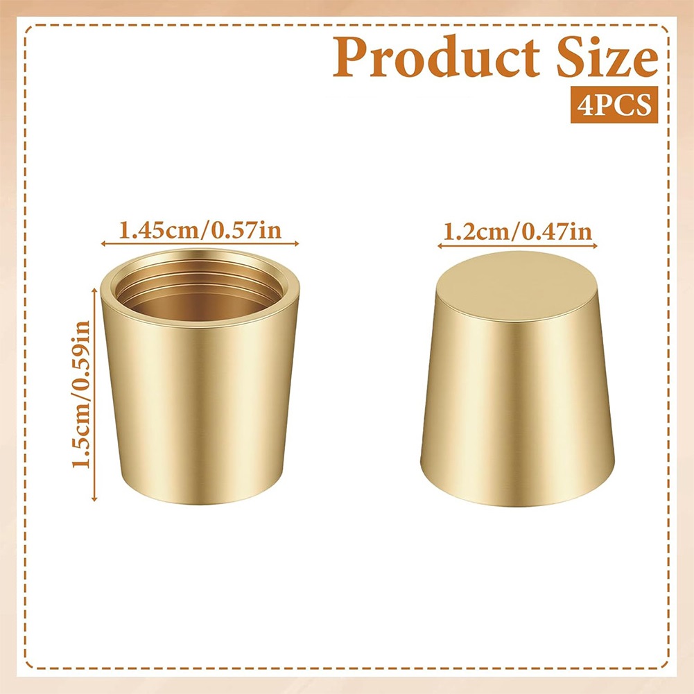 4PCS Brass Cutting Board Feet  - đánh giá và giá Display Risers Set