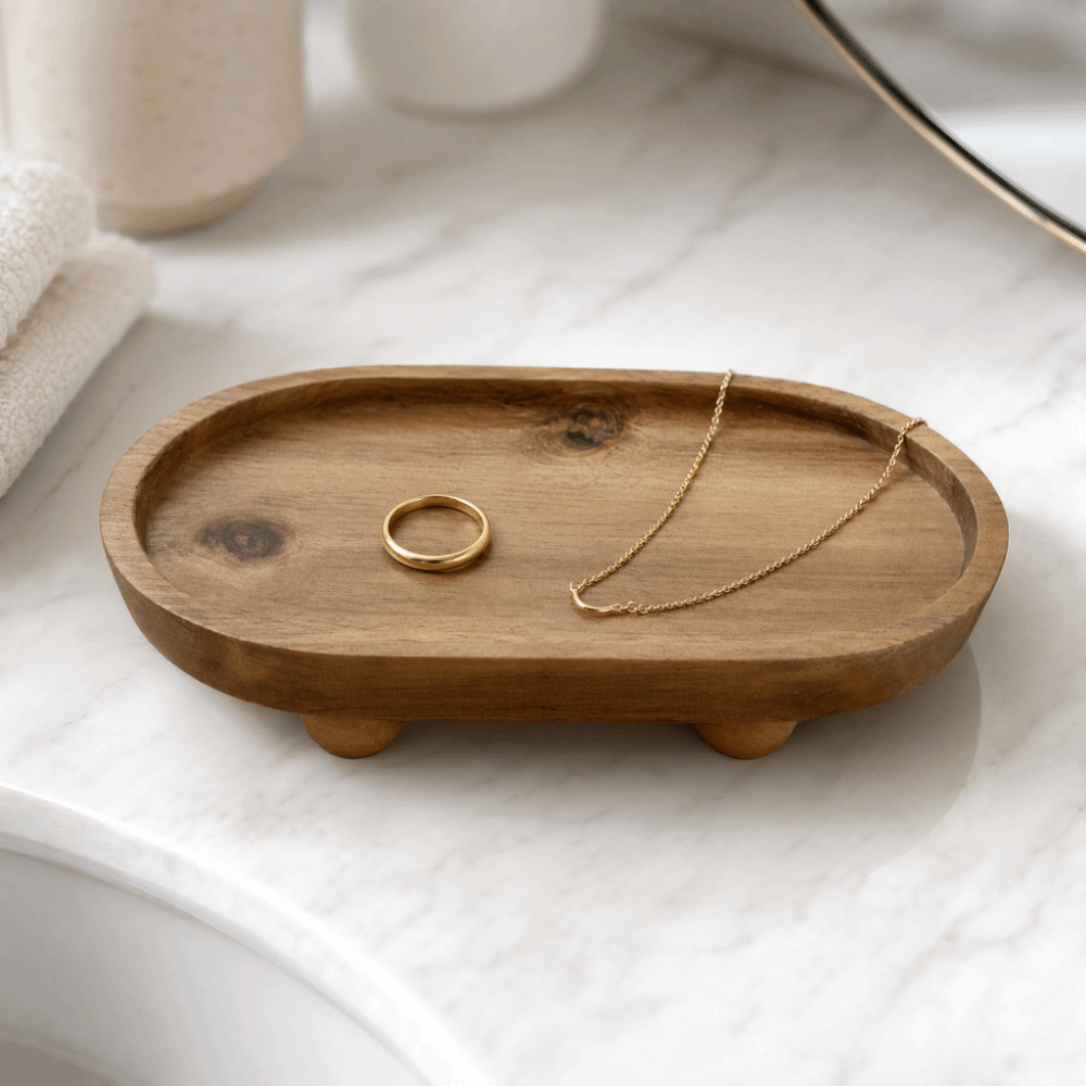 Wooden Oval Elevated Display T - đánh giá và giá Display Risers Set