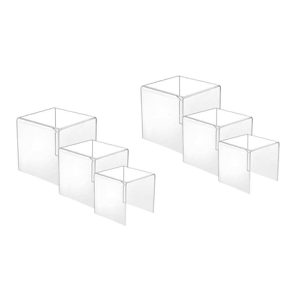 Clear Acrylic Display Risers f - đánh giá và giá Display Risers Set