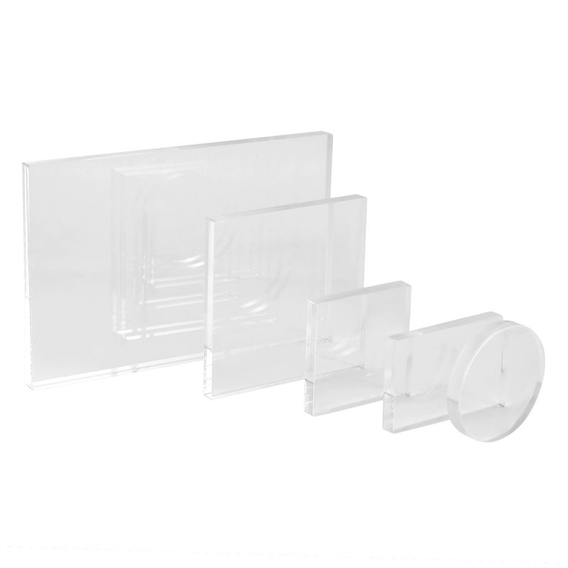 DT19 10Pc Clear Acrylic Stamp  - đánh giá và giá Display Risers Set