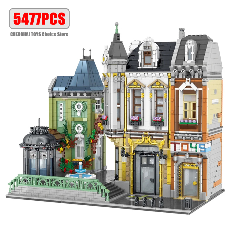 5477pcs URGE Street View Sets  - đánh giá và giá Lego Set City