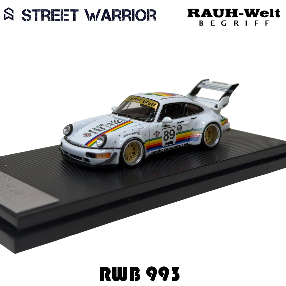 SW In Stock 1:64 RWB 993 Black - đánh giá và giá Die Cast Car 1 64